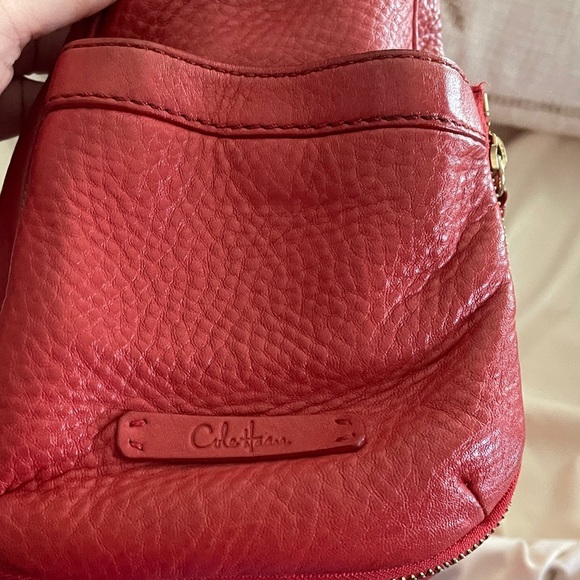 Cole Haan substantial quality red leather bag - Picture 5 of 7